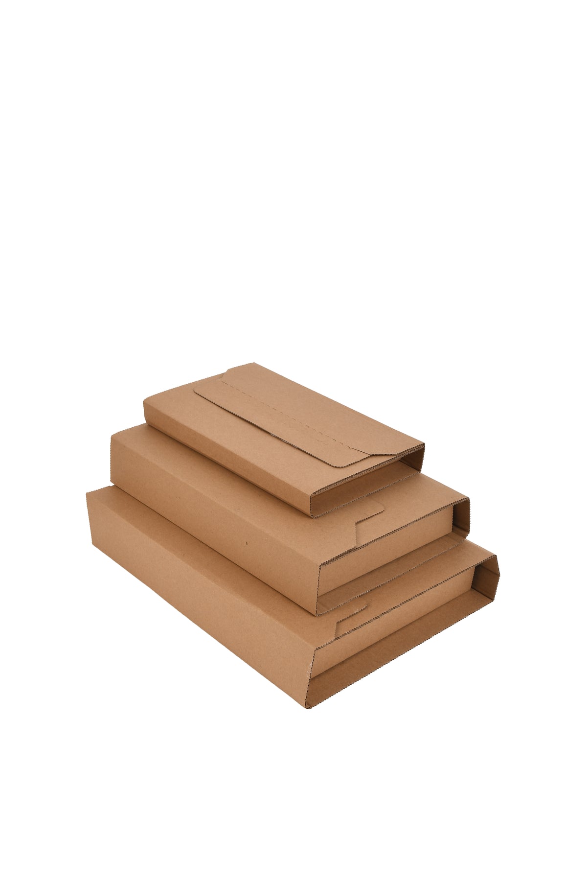 Light-duty book wrap, flat-packed before use