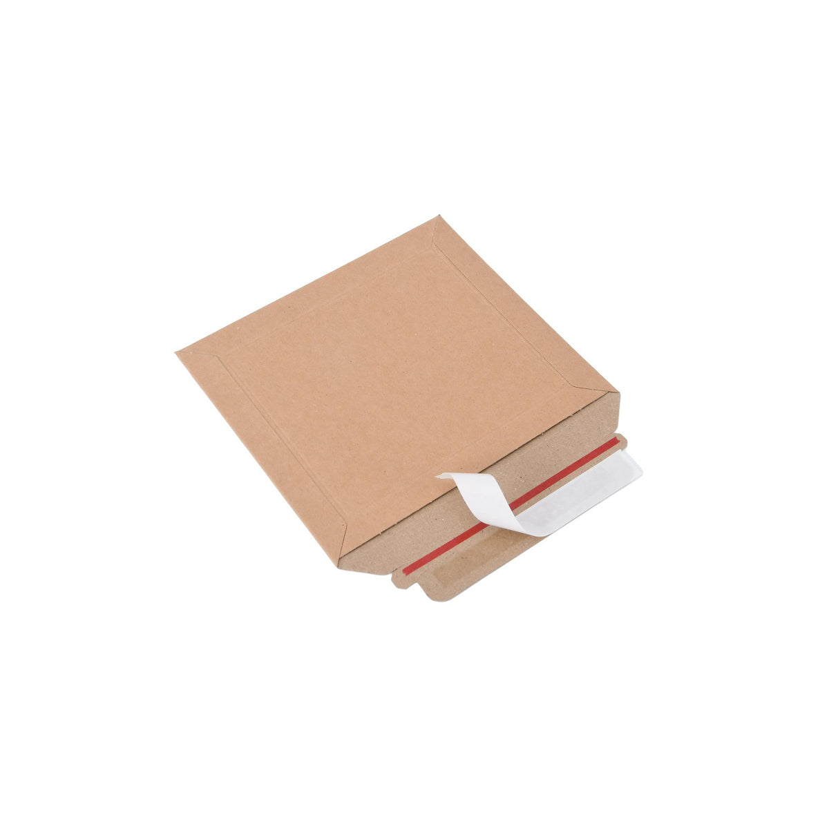 Book mailer envelope closed with its self-seal strip
