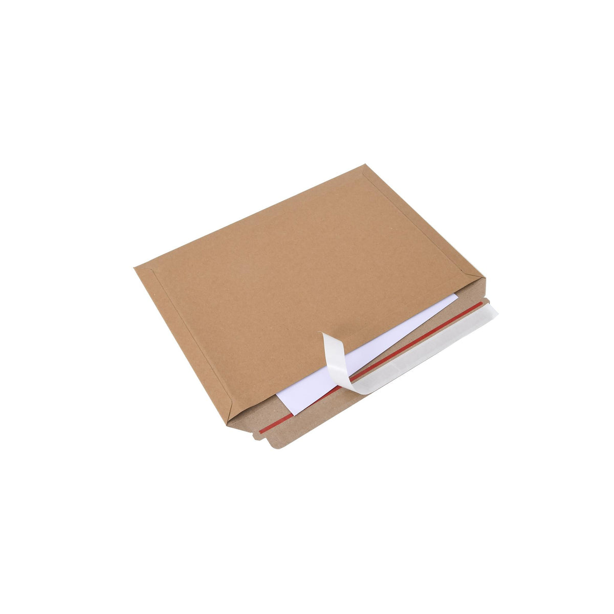 Book mailer envelope laid flat before use