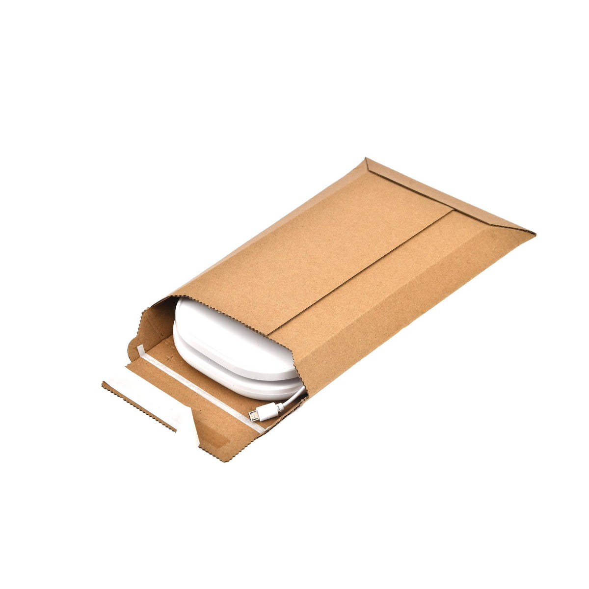 Stack of brown cardboard envelopes