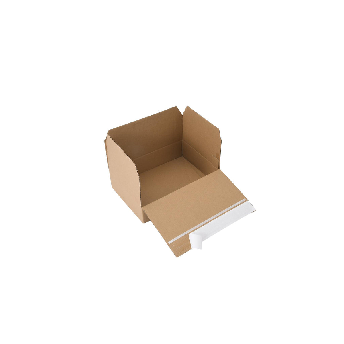 Ecommerce postal box packed with a product for shipping