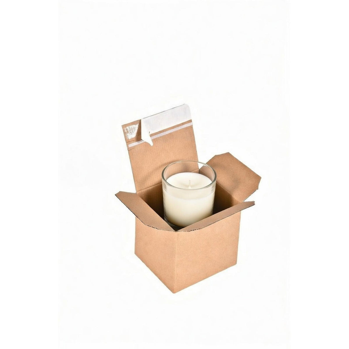 Mug box packed with a mug ready for dispatch
