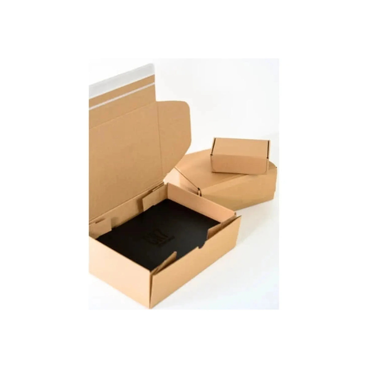 Stack of assembled postal boxes